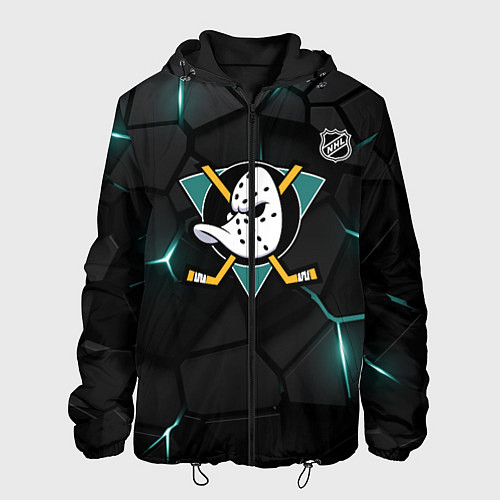 Мужская куртка Анахайм Дакс - плиты с подсветкой / 3D-Черный – фото 1