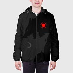 Куртка с капюшоном мужская Хати и Сколь, цвет: 3D-черный — фото 2