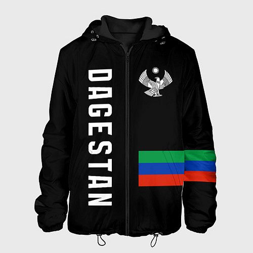 Мужская куртка Dagestan republic / 3D-Черный – фото 1
