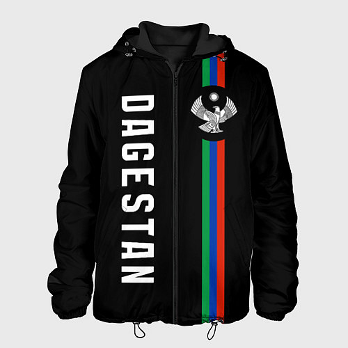 Мужская куртка Республика - Дагестан / 3D-Черный – фото 1