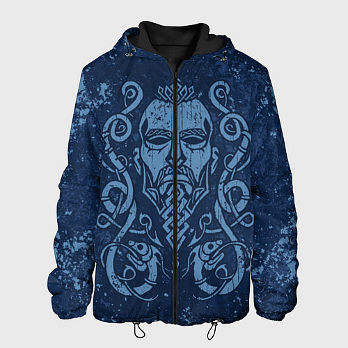 Мужская куртка Викинг орнамент / 3D-Черный – фото 1