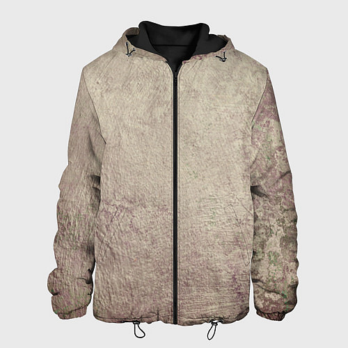 Мужская куртка Абстракция - grey pink wall / 3D-Черный – фото 1