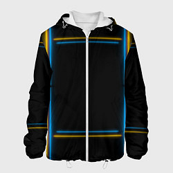 Мужская куртка Neon yellow light blue