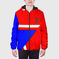 Куртка с капюшоном мужская Doom star geometry, цвет: 3D-черный — фото 2