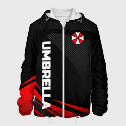 Куртка с капюшоном мужская Umbrella - спорт, цвет: 3D-белый