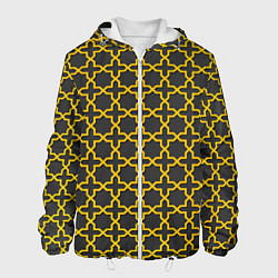 Куртка с капюшоном мужская Арабский орнамент, цвет: 3D-белый