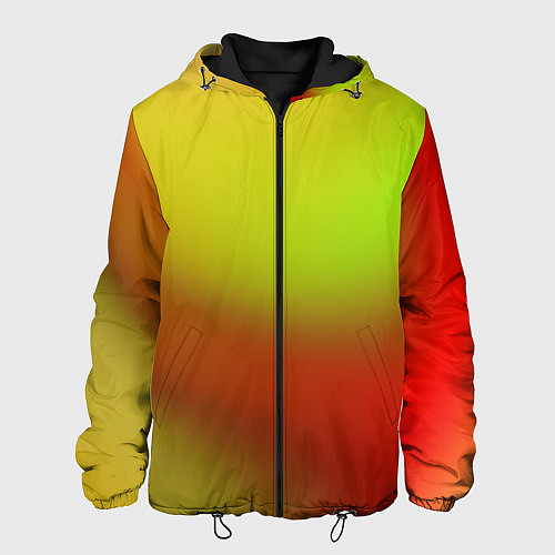 Мужская куртка Color multicolored gradient / 3D-Черный – фото 1