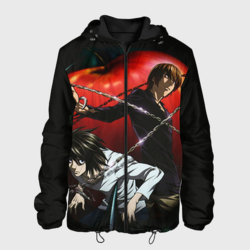 Мужская куртка Тетрадь смерти / 3D-Черный – фото 1