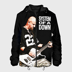 Куртка с капюшоном мужская System of a Down, цвет: 3D-черный