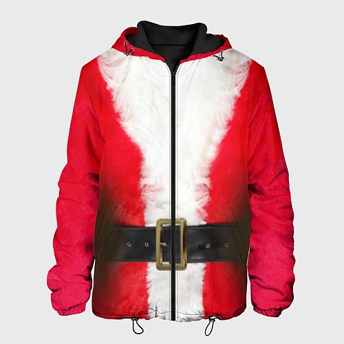 Мужская куртка Дед мороз / 3D-Черный – фото 1