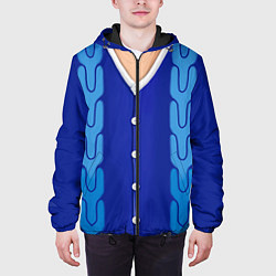 Куртка с капюшоном мужская Токийский Гуль, цвет: 3D-черный — фото 2