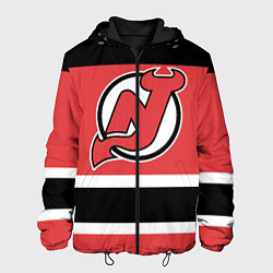 Куртка с капюшоном мужская New Jersey Devils, цвет: 3D-черный