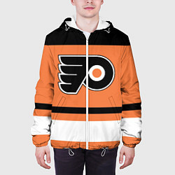 Куртка с капюшоном мужская Philadelphia Flyers, цвет: 3D-белый — фото 2