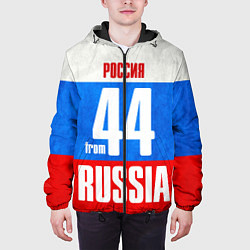 Куртка с капюшоном мужская Russia: from 44, цвет: 3D-черный — фото 2