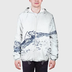 Куртка с капюшоном мужская Белая вода, цвет: 3D-белый — фото 2