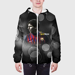 Куртка с капюшоном мужская Leo Messi, цвет: 3D-белый — фото 2
