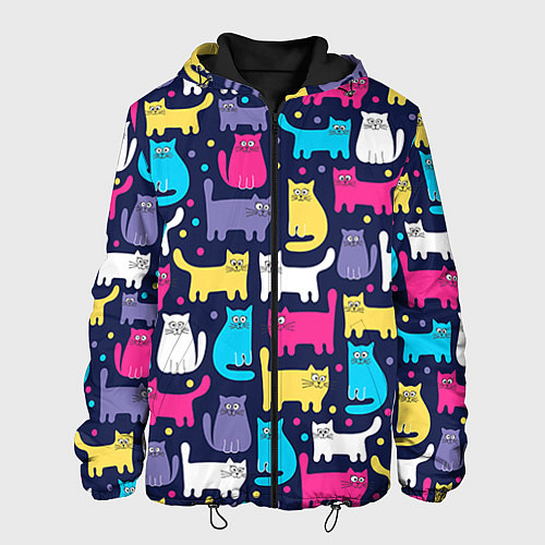Мужская куртка Котятки / 3D-Черный – фото 1