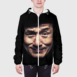 Куртка с капюшоном мужская Джеки Чан, цвет: 3D-белый — фото 2