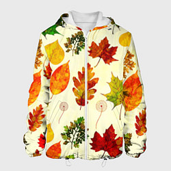 Куртка с капюшоном мужская Осень, цвет: 3D-белый