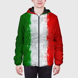 Куртка с капюшоном мужская Italian, цвет: 3D-черный — фото 2