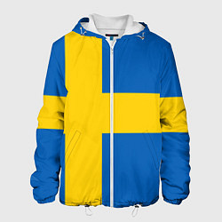 Куртка с капюшоном мужская Швеция, цвет: 3D-белый