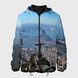 Куртка с капюшоном мужская Рио-де-Жанейро, цвет: 3D-черный