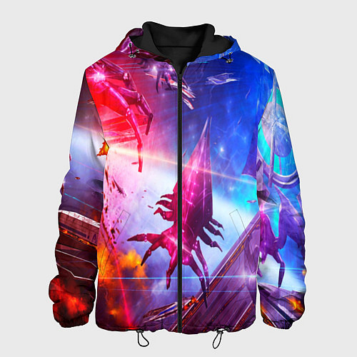 Мужская куртка Mass effect / 3D-Черный – фото 1