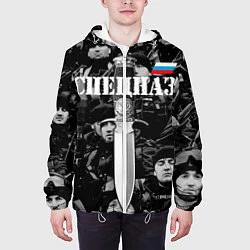 Куртка с капюшоном мужская Спецназ России, цвет: 3D-белый — фото 2