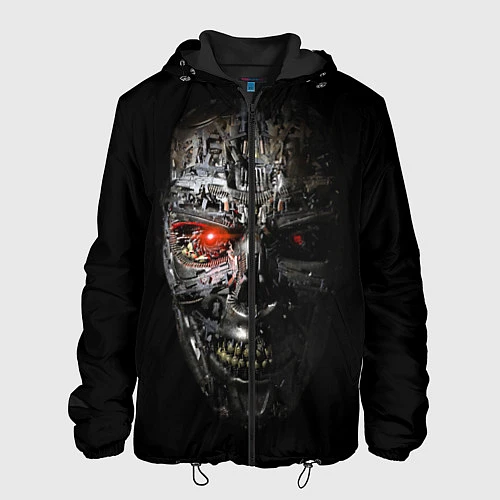 Мужская куртка Terminator Skull / 3D-Черный – фото 1