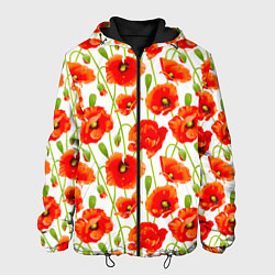 Куртка с капюшоном мужская Маки, цвет: 3D-черный