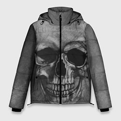 Куртка зимняя мужская Череп, цвет: 3D-черный