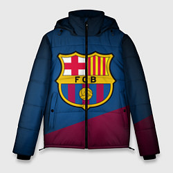 Куртка зимняя мужская FCB Barcelona, цвет: 3D-красный