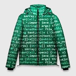 Куртка зимняя мужская Программирование 8, цвет: 3D-черный