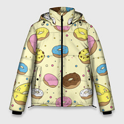 Мужская зимняя куртка Сладкие пончики