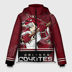 Куртка зимняя мужская Arizona Coyotes, цвет: 3D-черный