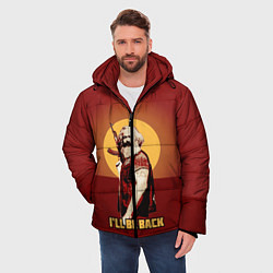 Куртка зимняя мужская Маркс: Ill Be Back, цвет: 3D-черный — фото 2