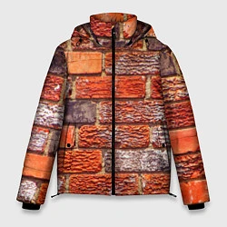 Куртка зимняя мужская Кирпичи, цвет: 3D-черный