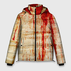 Куртка зимняя мужская Бинты 2, цвет: 3D-красный