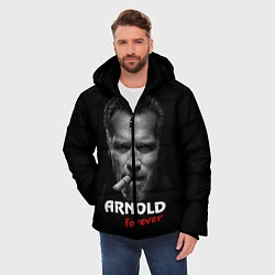 Куртка зимняя мужская Arnold forever, цвет: 3D-красный — фото 2