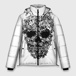 Куртка зимняя мужская Череп, цвет: 3D-светло-серый