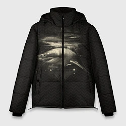 Куртка зимняя мужская Cosmic Shark, цвет: 3D-черный