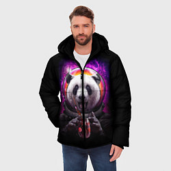 Куртка зимняя мужская Panda Cosmonaut, цвет: 3D-черный — фото 2
