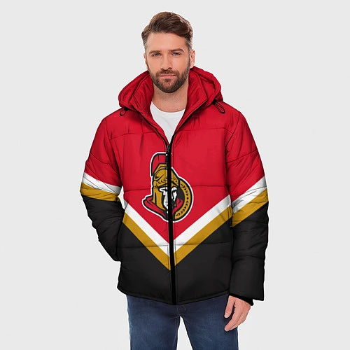 Мужская зимняя куртка NHL: Ottawa Senators / 3D-Красный – фото 3