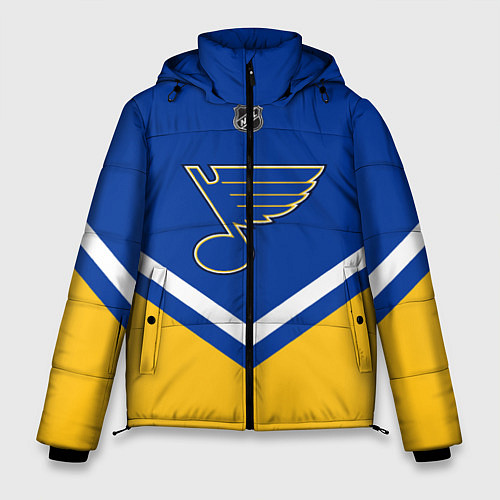 Мужская зимняя куртка NHL: St. Louis Blues / 3D-Светло-серый – фото 1