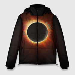 Куртка зимняя мужская Солнечное затмение, цвет: 3D-черный