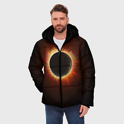 Куртка зимняя мужская Солнечное затмение, цвет: 3D-светло-серый — фото 2
