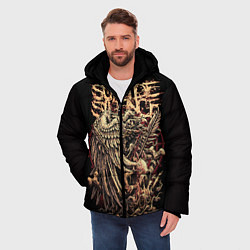 Куртка зимняя мужская Suicide Silence, цвет: 3D-черный — фото 2