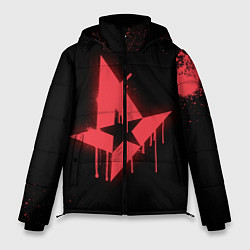 Куртка зимняя мужская Astralis: Black collection, цвет: 3D-красный