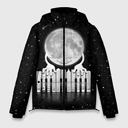 Куртка зимняя мужская Лунная мелодия, цвет: 3D-красный