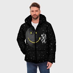 Куртка зимняя мужская Лунная улыбка, цвет: 3D-черный — фото 2